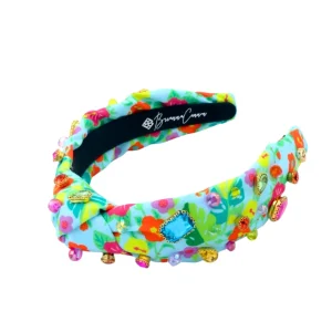 Child Size Tropics Floral Headband With Crystals-Brianna Cannon Sale