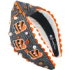 Cincinnati Bengals Adult Cross Stitch Headband-Brianna Cannon Sale