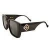 Classic Black BC Square Sunglasses with Polarized Lenses-Brianna Cannon Sale