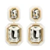 Clear Crystal Drop Earrings-Brianna Cannon Clearance