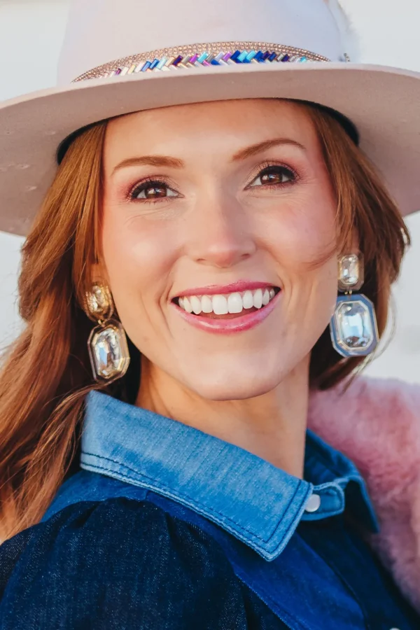 Clear Crystal Drop Earrings-Brianna Cannon Clearance