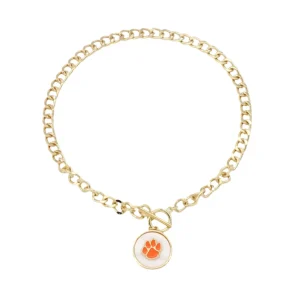 Clemson Logo Necklace-Brianna Cannon Fashion