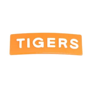 Clemson Orange TIGERS Rectangle Barrette Clip-Brianna Cannon New