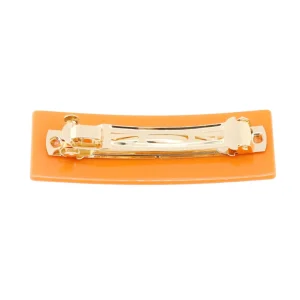 Clemson Orange TIGERS Rectangle Barrette Clip-Brianna Cannon New