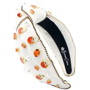 Cleveland Browns White Logo Headband-Brianna Cannon Sale