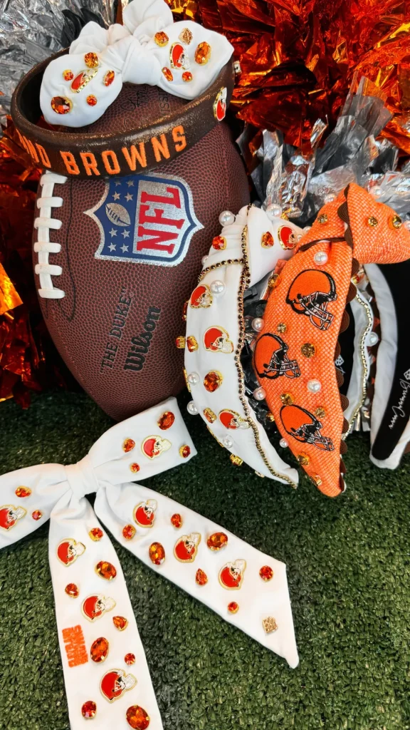 Cleveland Browns White Logo Headband-Brianna Cannon Sale