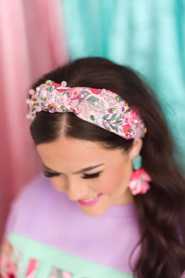 Cold Weather Cuties Floral Headband-Brianna Cannon Clearance