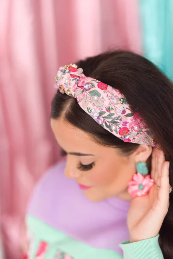 Cold Weather Cuties Floral Headband-Brianna Cannon Clearance