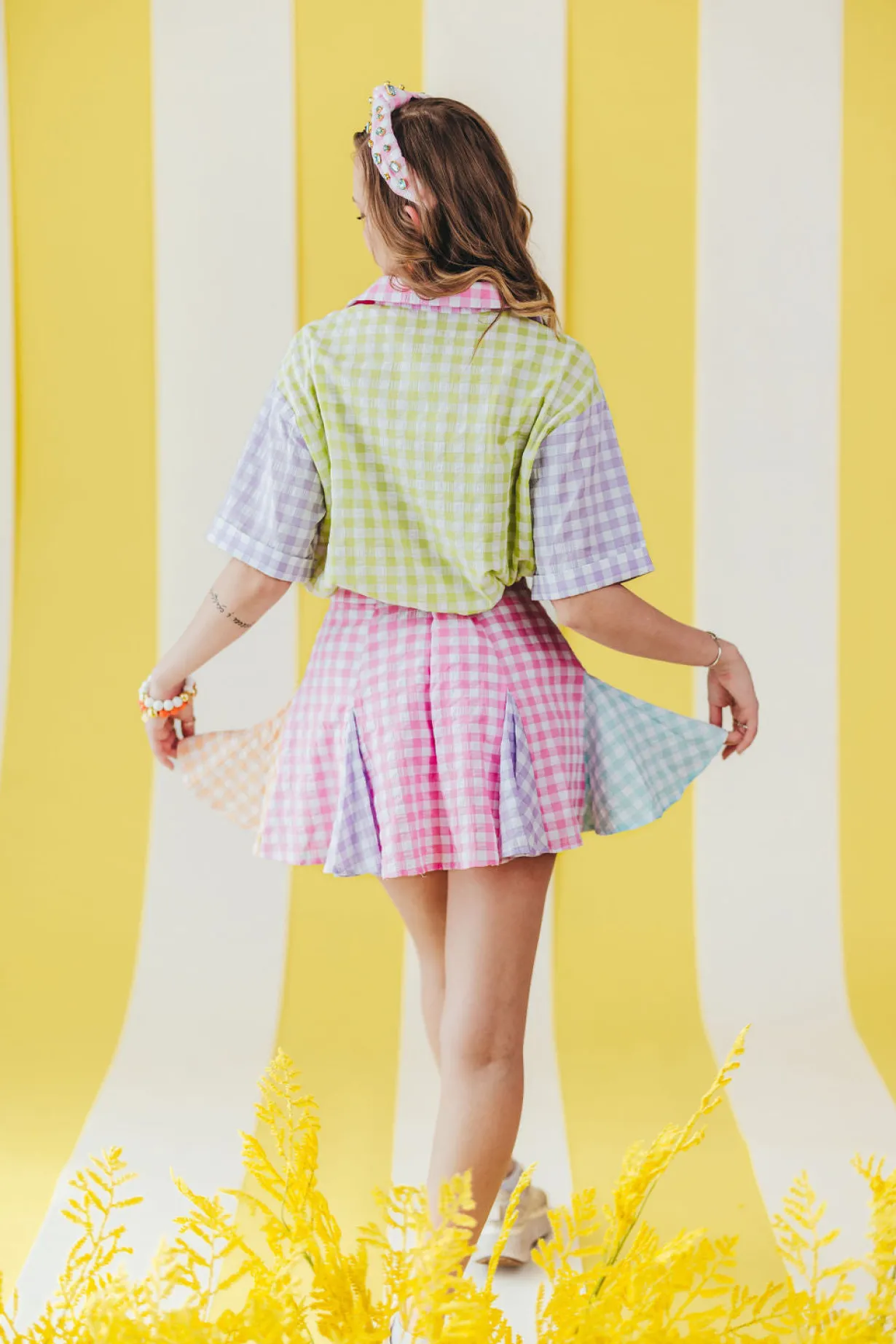 color_block_gingham_butto_10.webp Color Block Gingham Button-Down Shirt-Brianna Cannon Outlet