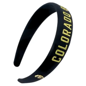 Colorado Black Thin Embroidered Headband-Brianna Cannon Online