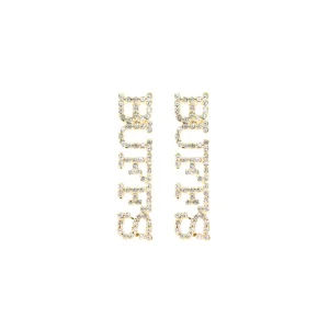 Colorado BUFFS Pavé Rhinestone Stud Earrings-Brianna Cannon Fashion