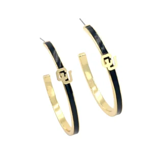 Colorado Logo Hoop Earring-Brianna Cannon Fashion