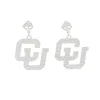 Colorado Silver Logo Earring with BC Logo-Brianna Cannon Best