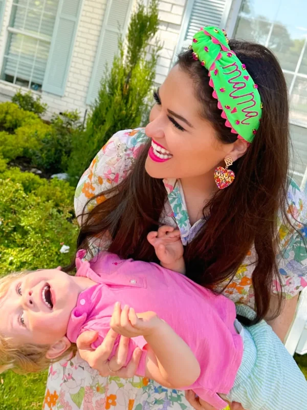 Confetti MAMA Heart Earrings-Brianna Cannon Discount
