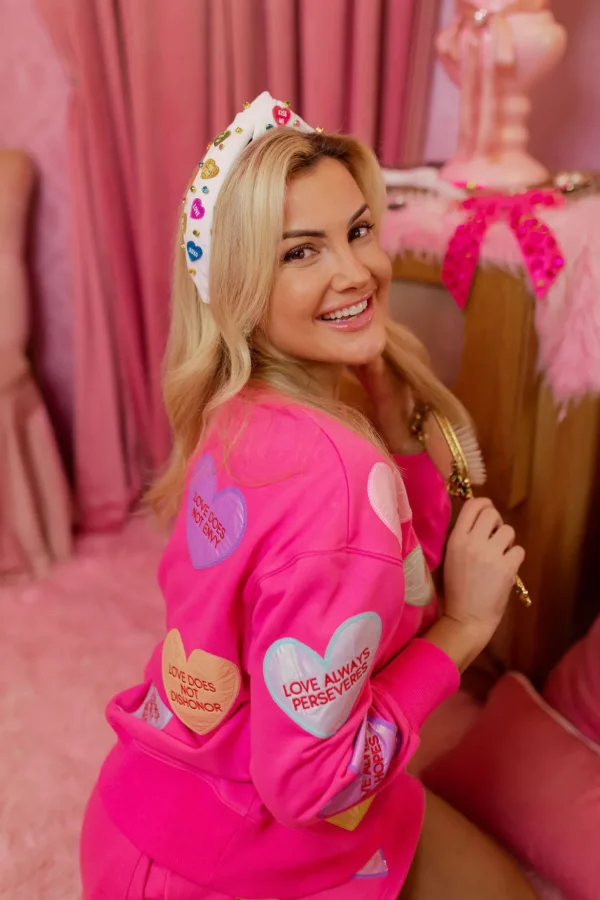 1 Corinthians Candy Hearts Sweatshirt-Brianna Cannon Best