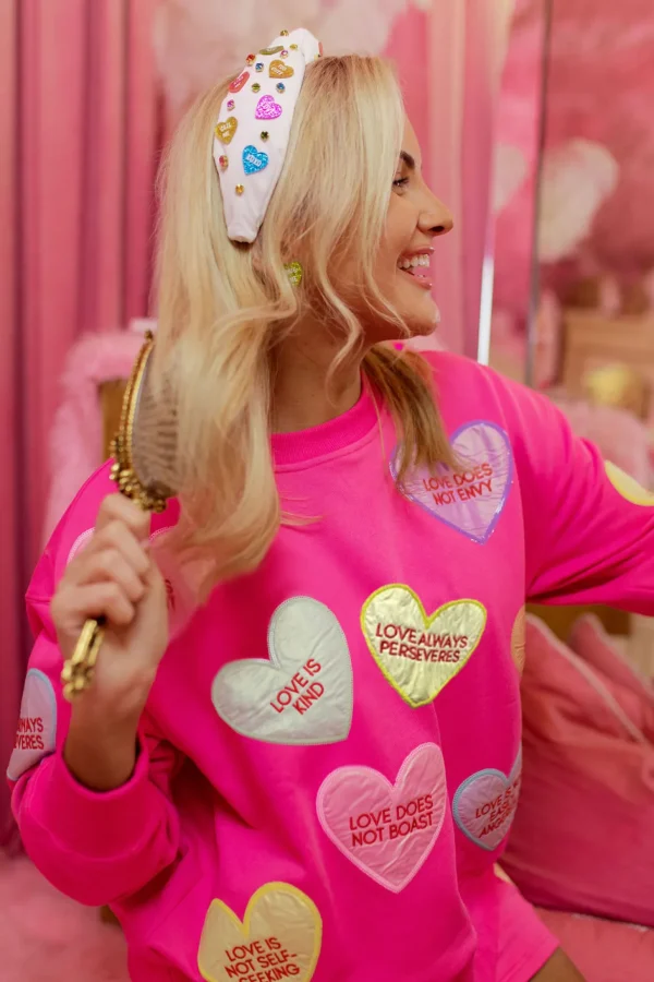 1 Corinthians Candy Hearts Sweatshirt-Brianna Cannon Best