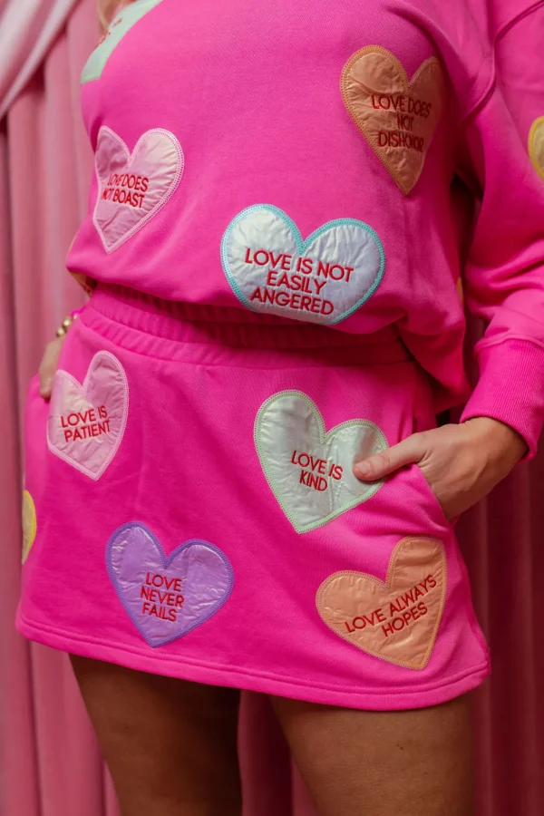 1 Corinthians Candy Hearts Skirt/Skort-Brianna Cannon Best