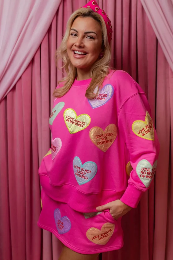 1 Corinthians Candy Hearts Sweatshirt-Brianna Cannon Best
