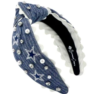 Dallas Cowboys Adult Cross Stitch Headband-Brianna Cannon Outlet