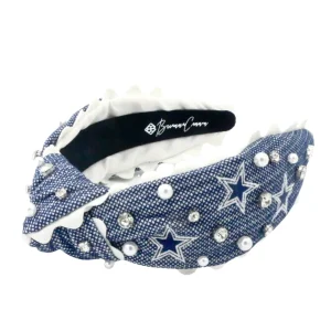 Dallas Cowboys Adult Cross Stitch Headband-Brianna Cannon Outlet