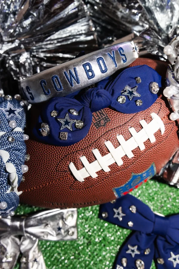 Dallas Cowboys Thin Embroidered Headband-Brianna Cannon Sale
