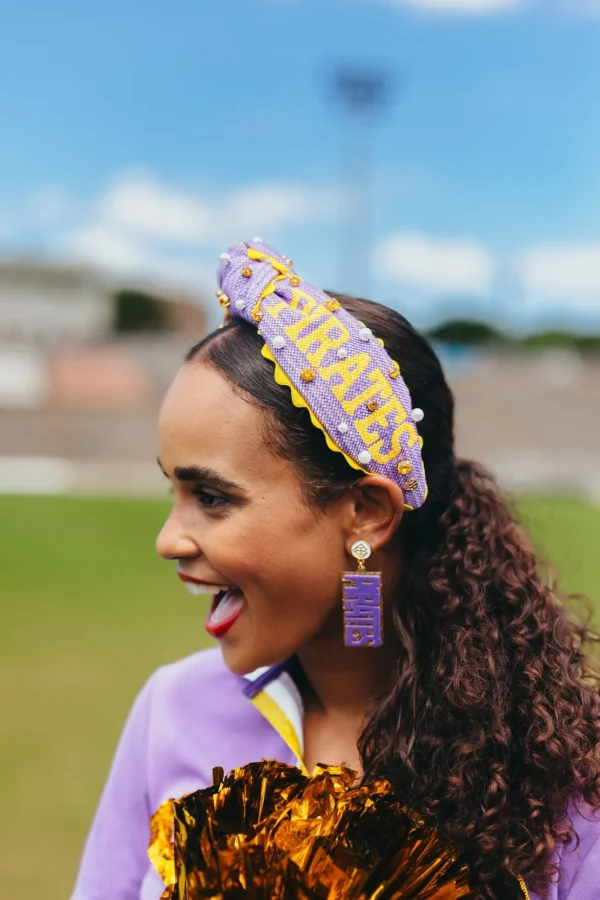 East Carolina Adult PIRATES Cross Stitch Headband-Brianna Cannon Fashion