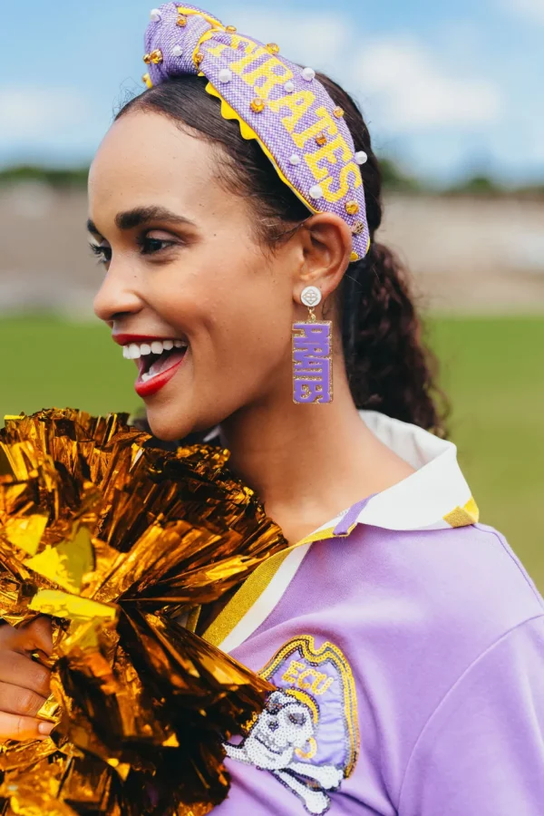 East Carolina Adult PIRATES Cross Stitch Headband-Brianna Cannon Fashion