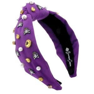 East Carolina Purple Logo Headband-Brianna Cannon Fashion