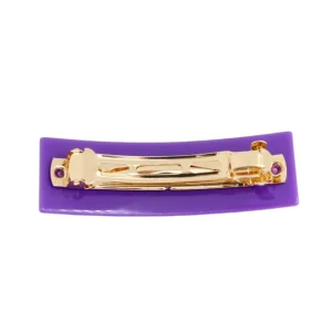 East Carolina Purple PIRATES Rectangle Barrette Clip-Brianna Cannon New