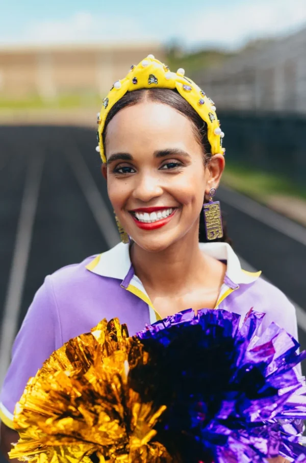 East Carolina Yellow Logo Headband-Brianna Cannon New