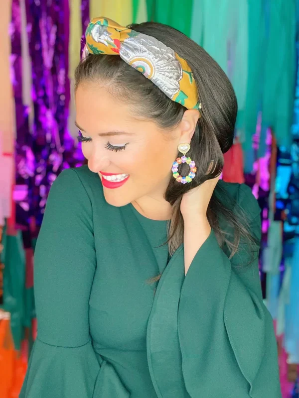 Fall Brocade Floral Headband-Brianna Cannon Online