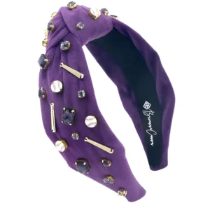Fan Gear Baseball Headband in Purple-Brianna Cannon Clearance