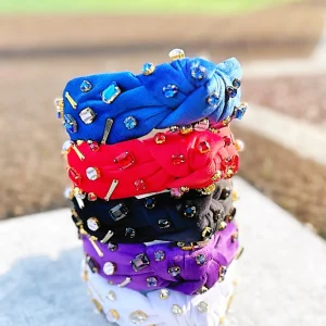 Fan Gear Baseball Headband in White-Brianna Cannon Clearance
