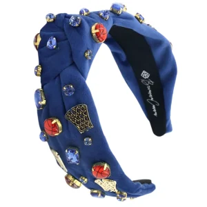 Fan Gear Basketball Headband in Blue-Brianna Cannon Hot