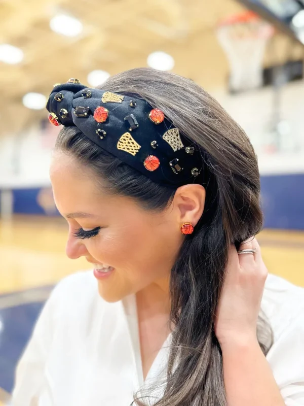 Fan Gear Basketball Headband in Black-Brianna Cannon Sale