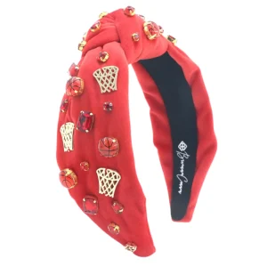Fan Gear Basketball Headband in Red-Brianna Cannon Hot