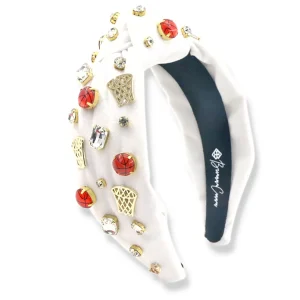 Fan Gear Basketball Headband in White-Brianna Cannon Hot