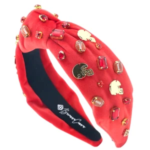 Fan Gear Football Headband in Red-Brianna Cannon Online