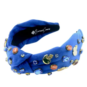 Fan Gear Football Headband in Blue-Brianna Cannon Clearance