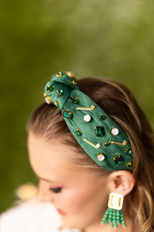 Fan Gear Golf Headband in Masters Green-Brianna Cannon Best