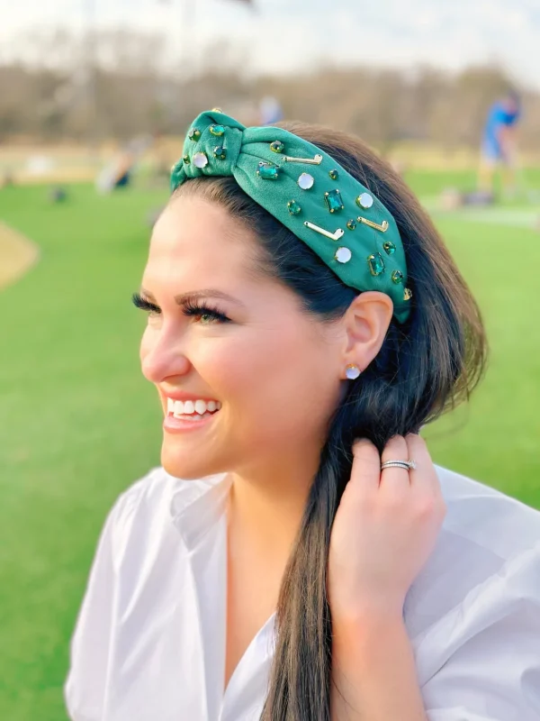 Fan Gear Golf Headband in Masters Green-Brianna Cannon Best