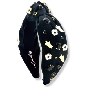 Fan Gear Soccer Headband in Black-Brianna Cannon Hot