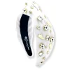Fan Gear Soccer Headband in White-Brianna Cannon Fashion