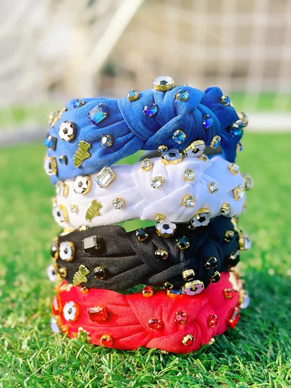 Fan Gear Soccer Headband in Black-Brianna Cannon Hot