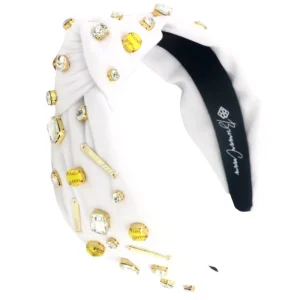 Fan Gear Softball Headband in White-Brianna Cannon Hot