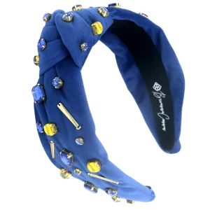 Fan Gear Softball Headband in Blue-Brianna Cannon Fashion