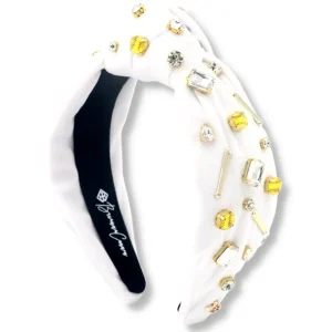Fan Gear Softball Headband in White-Brianna Cannon Hot