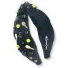 Fan Gear Tennis Headband in Black-Brianna Cannon Sale