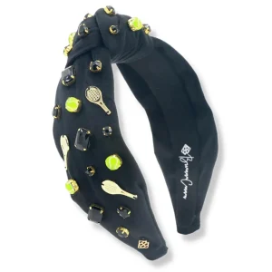 Fan Gear Tennis Headband in Black-Brianna Cannon Sale