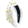 Fan Gear Tennis Headband in White-Brianna Cannon New